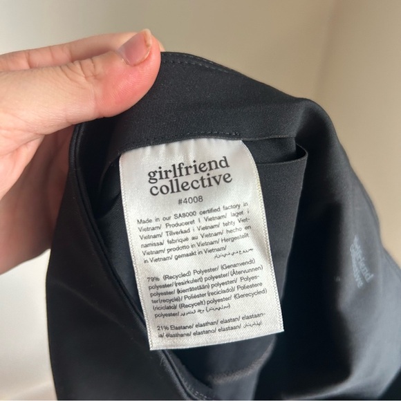 Girlfriend Collective Black Leggings - Picture 4 of 4